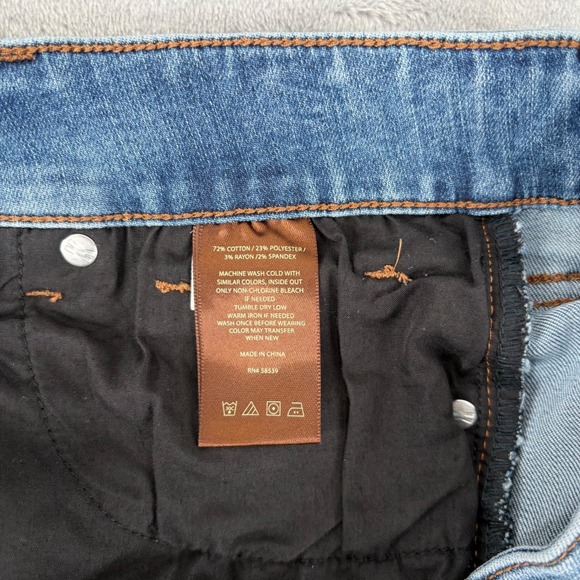 Kut from the Kloth Jeans Women 6 (28x27) Nikki Ankle Flare Raw Hem Flap Pockets - Picture 8 of 14